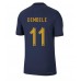 Frankrijk Ousmane Dembele #11 Voetbalkleding Thuisshirt WK 2022 Korte Mouwen